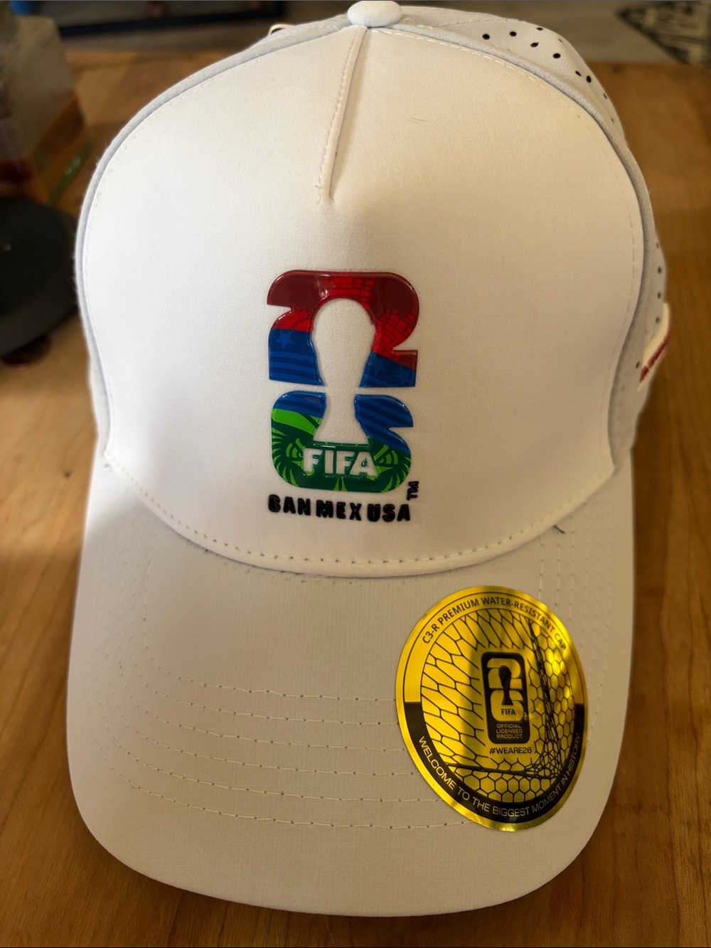 White FIFA Logo Baseball Cap - Unbranded